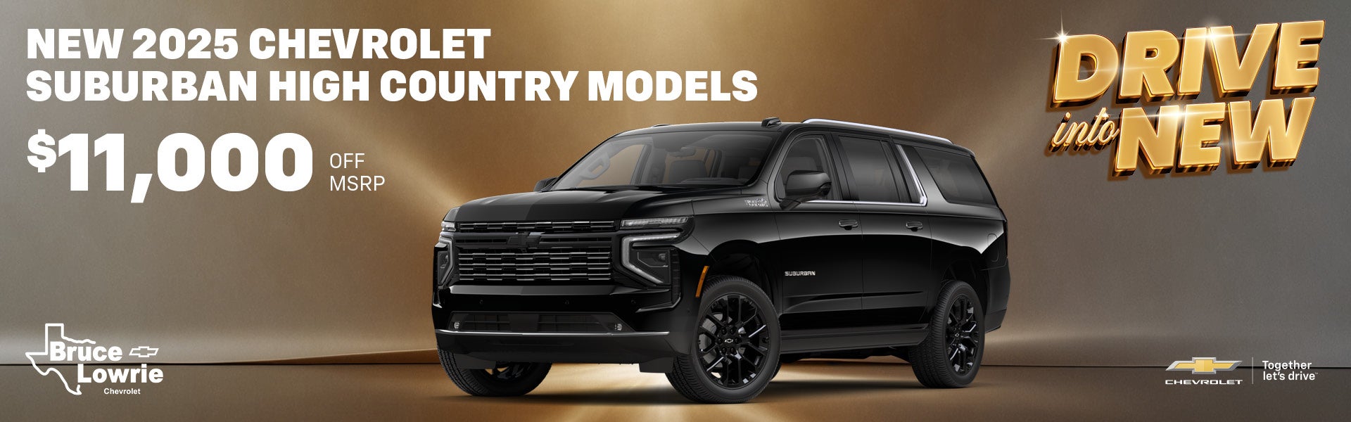 New 2025 Chevrolet Suburban High Country Models in Visalia, CA