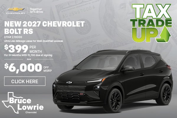 New 2027 Chevrolet Bolt RS in Fort Worth, TX