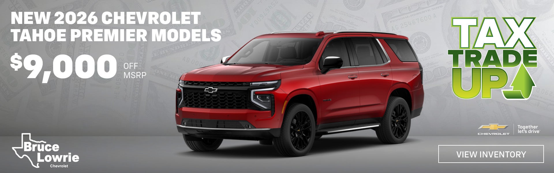 New 2026 Chevy Tahoe Premier Models in Fort Worth, TX 