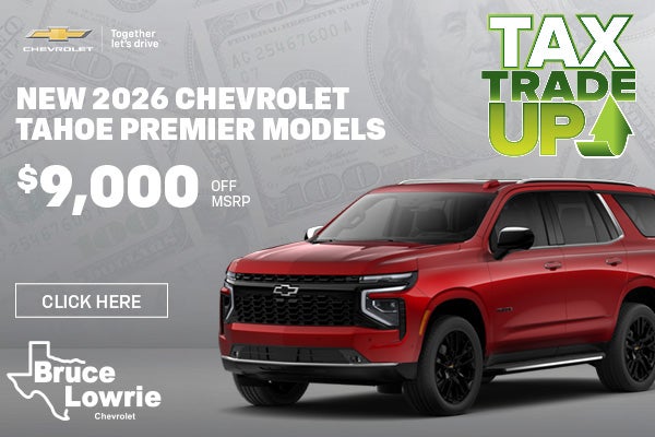 New 2026 Chevy Tahoe Premier Models in Fort Worth, TX 