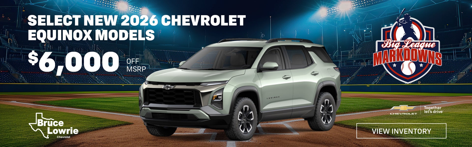 SELECT NEW 2026 CHEVROLET EQUINOX MODELS