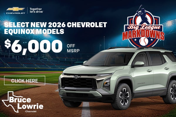 SELECT NEW 2026 CHEVROLET EQUINOX MODELS