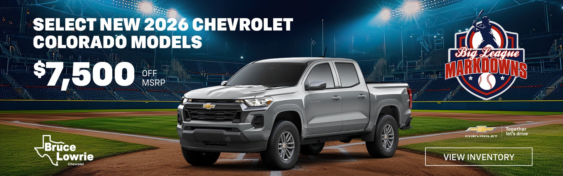 SELECT NEW 2026 CHEVROLET COLORADO MODELS