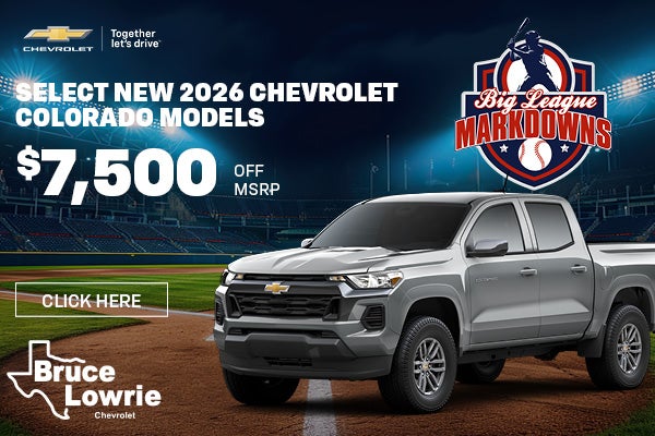 SELECT NEW 2026 CHEVROLET COLORADO MODELS