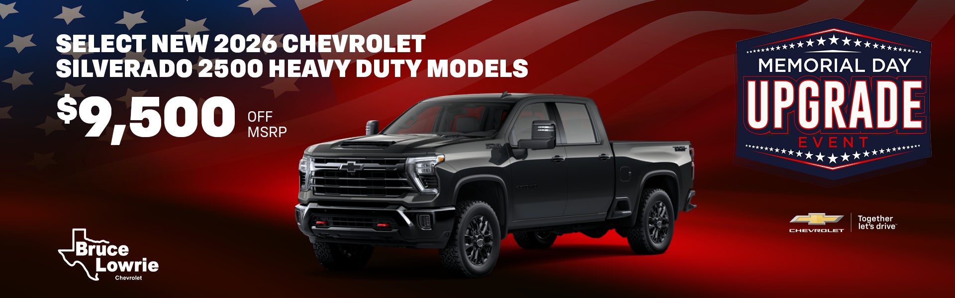 NEW 2026 CHEVROLET SILVERADO 2500 HEAVY DUTY MODELS