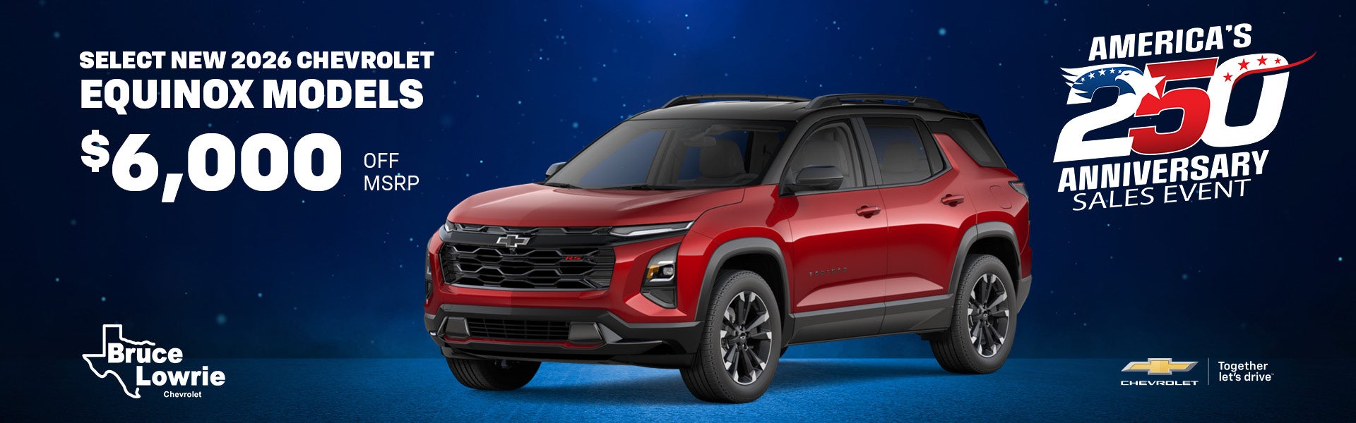SELECT NEW 2026 CHEVROLET EQUINOX MODELS