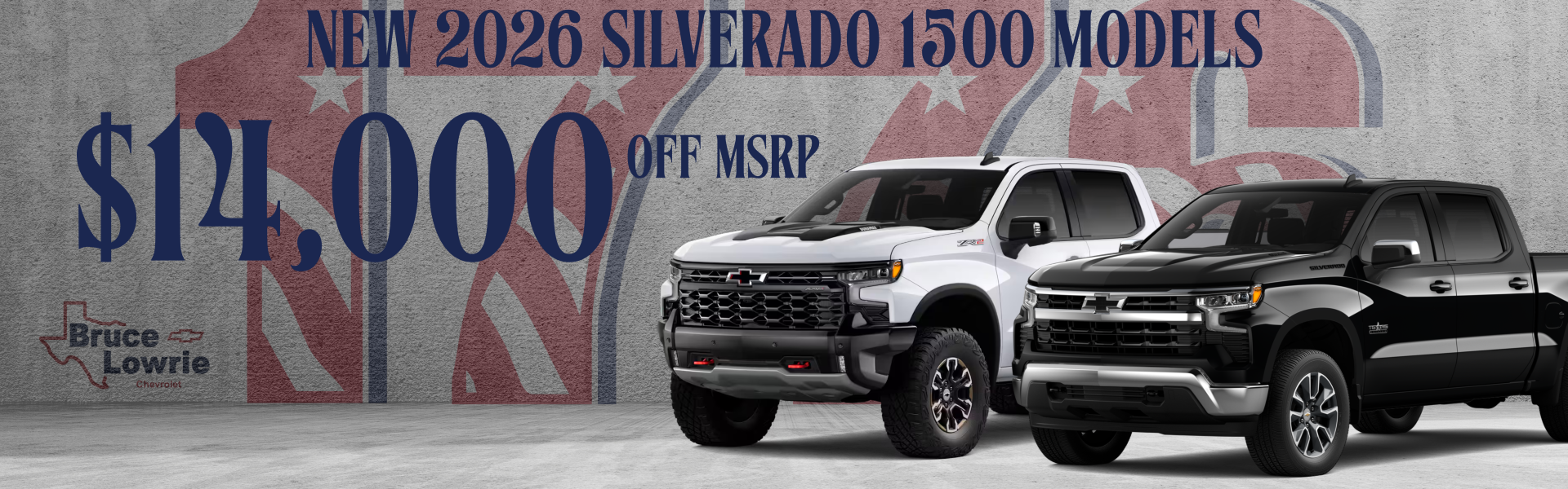 SELECT NEW 2026 CHEVROLET SILVERADO 1500 MODELS