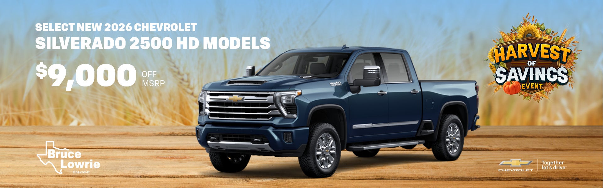 Select New 2926 Chevrolet Silverado 2500 HD Models