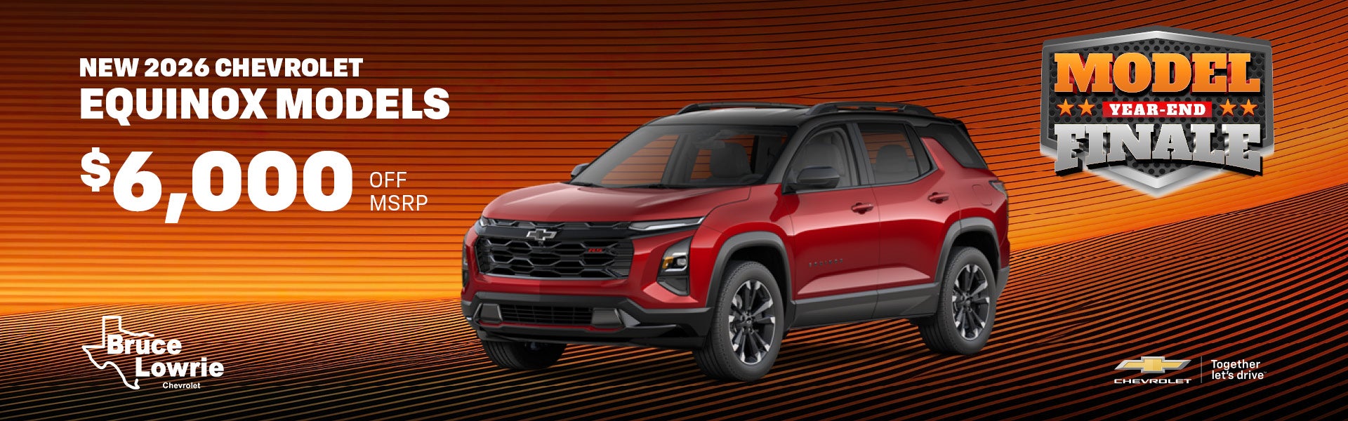 Select New 2026 Chevrolet Equinox Models
