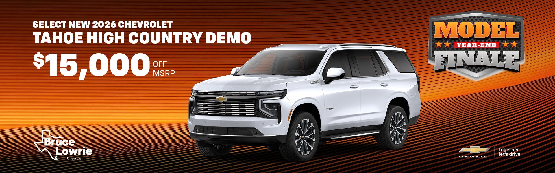 New 2026 Chevrolet Tahoe High Country Demo