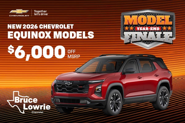 Select New 2026 Chevrolet Equinox Models