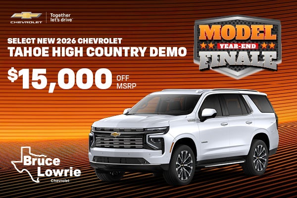 New 2026 Chevrolet Tahoe High Country Demo