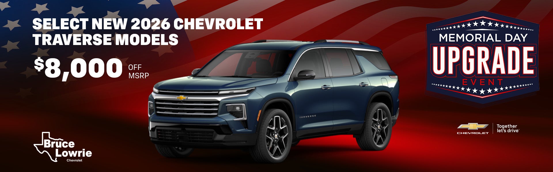 NEW 2026 CHEVROLET TRAVERSE MODELS